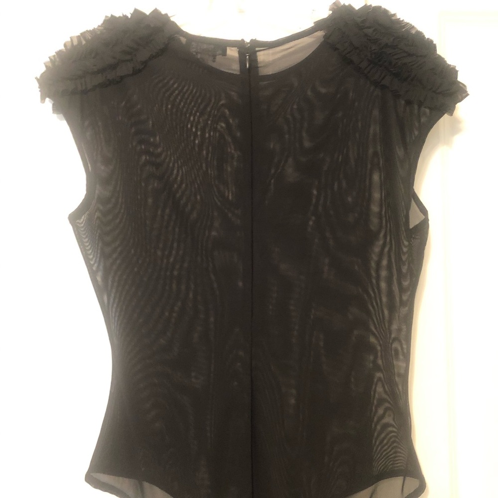 CQ by CQ back sheer bodysuit with shoulder detail